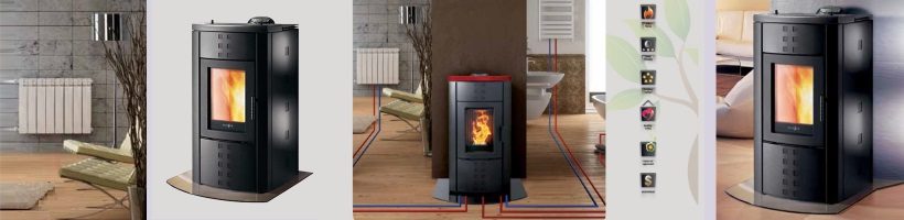 Amalfi Pelletfire Boiler Water Heater With Two Radiators